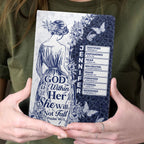 God Is Within Her She Will Not Fall | Personalized Leather Cover Notebook