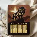 Man Of God | Personalized Leather Cover Notebook