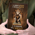 A Child Of God, A Man Of Faith | Personalized Leather Cover Notebook