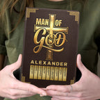 Man Of God | Personalized Leather Cover Notebook