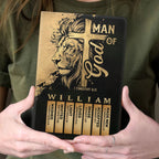 Man Of God | Personalized Leather Cover Notebook