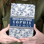 Created With A Purpose | Personalized Leather Cover Notebook