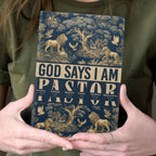 Lion Of Judah Shepherd Of Peace | Personalized Leather Cover Notebook