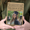 The Graduation Times | Personalized Leather Cover Notebook