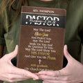 May The Lord Bless You And Protect You | Personalized Leather Cover Notebook