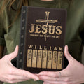 Jesus The Way The Truth The Life | Personalized Leather Cover Notebook