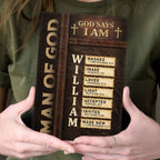 Man Of God  | Personalized Leather Cover Notebook