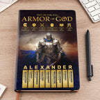 Armor Of God | Personalized Leather Cover Notebook