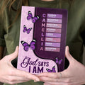 God Says I Am | Personalized Leather Cover Notebook