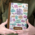 My Daily Bible Affirmations | Personalized Leather Cover Notebook