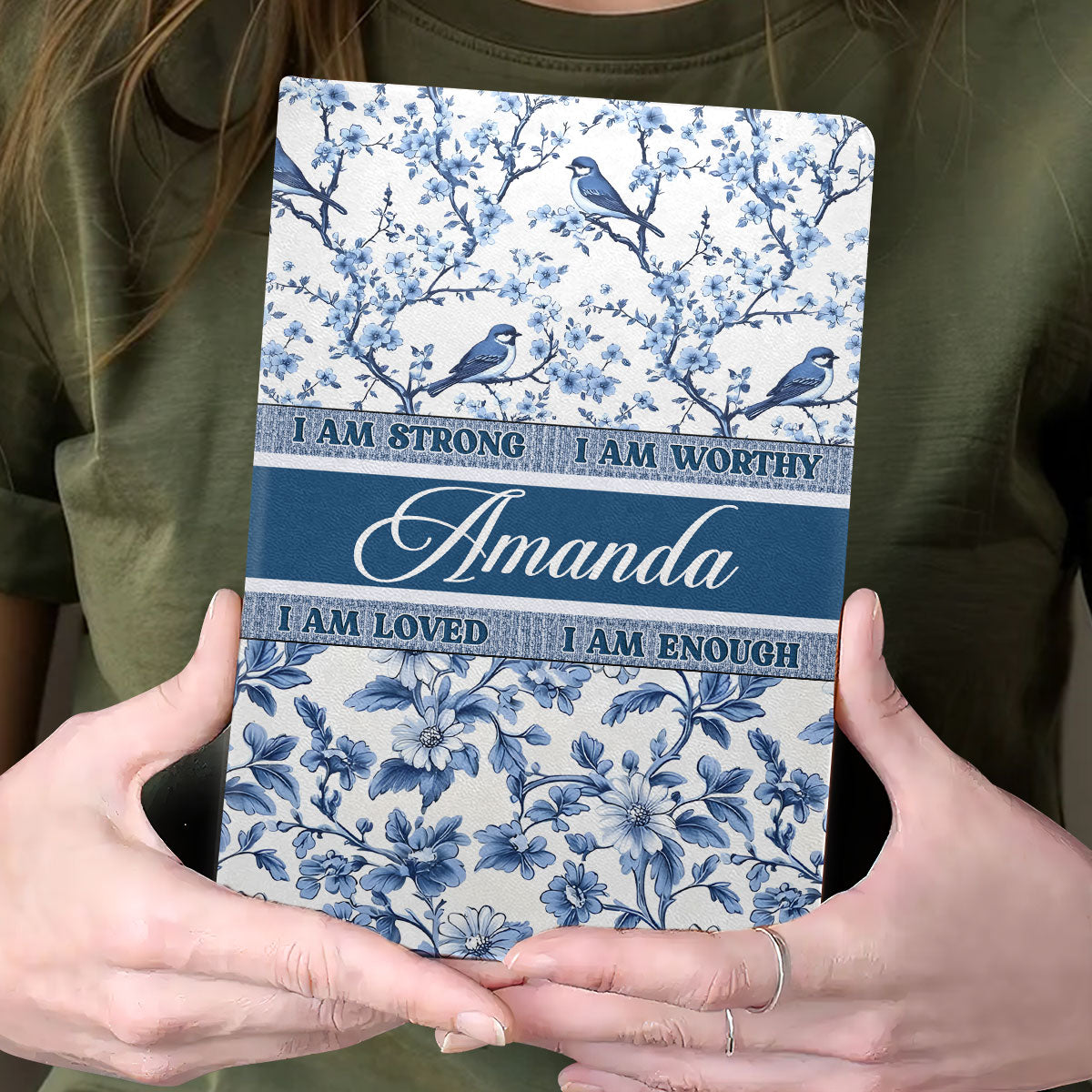 Affirmation | Personalized Leather Cover Notebook