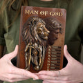Woman And Man Of God | Personalized Leather Cover Notebook