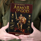 Armor Of God | Personalized Leather Cover Notebook