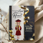Trust In The Lord With All Your Heart | Personalized Leather Cover Notebook