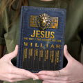 Jesus The Way The Truth The Life | Personalized Leather Cover Notebook