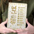 God Says You Are | Personalized Leather Cover Notebook