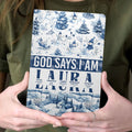 God Says I Am | Personalized Leather Cover Notebook