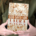 God Says I Am | Personalized Leather Cover Notebook