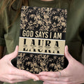 God Says I Am | Personalized Leather Cover Notebook