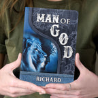 Man Of God | Personalized Leather Cover Notebook