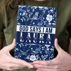 God Says I Am | Personalized Leather Cover Notebook