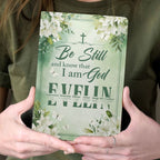 Be Still And Know That I am God | Personalized Leather Cover Notebook