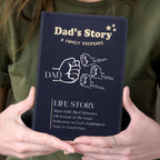 Dad's Story | Personalized Leather Cover Notebook