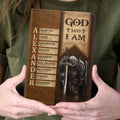God Says I Am | Personalized Leather Cover Notebook