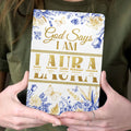 God Says I Am | Personalized Leather Cover Notebook