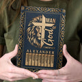 Man Of God | Personalized Leather Cover Notebook