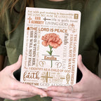 For With God Nothing Is Impossible | Personalized Leather Cover Notebook