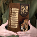 Man Of God | Personalized Leather Cover Notebook