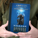 A Man Of God | Personalized Leather Cover Notebook