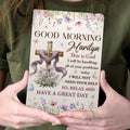 Good Morning This Is God | Personalized Leather Cover Notebook
