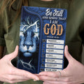Be Still And Know That I Am God | Personalized Leather Cover Notebook