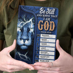 Be Still And Know That I Am God | Personalized Leather Cover Notebook