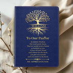 To Our Pastor | Personalized Leather Cover Notebook