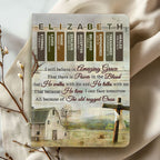 Whispers Of Grace | Personalized Leather Cover Notebook