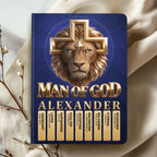Man Of God | Personalized Leather Cover Notebook
