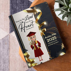 Trust In The Lord With All Your Heart | Personalized Leather Cover Notebook
