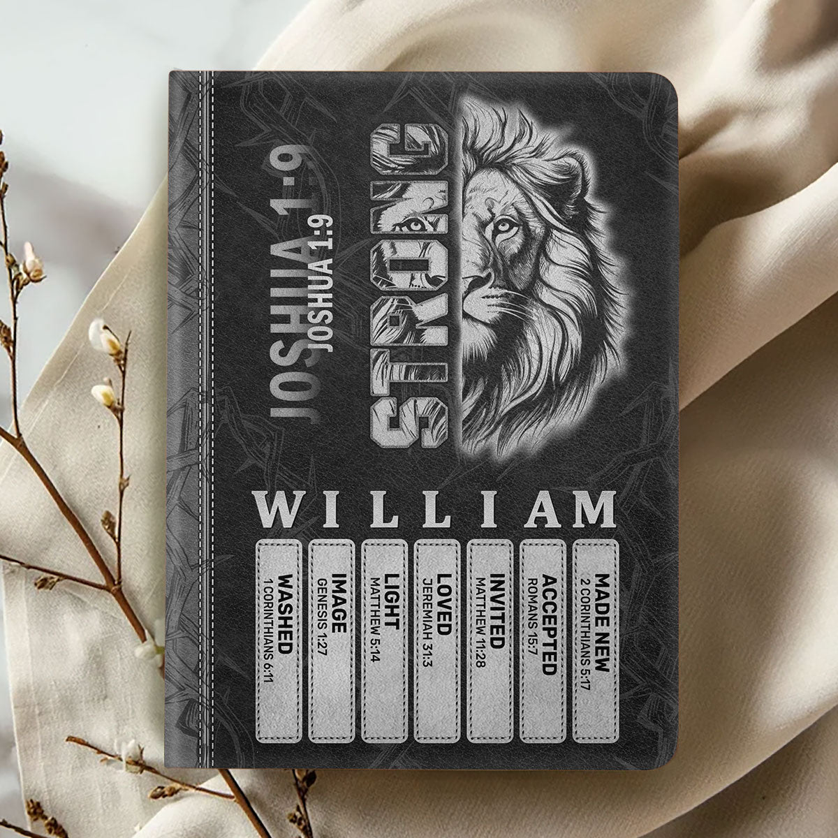 Man Of God | Personalized Leather Cover Notebook