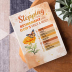 Stepping Into Retirement With God’s Grace & Mercy | Personalized Leather Cover Notebook