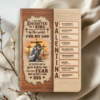 I Am The Daughter Of A King | Personalized Leather Cover Notebook