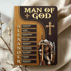 Man Of God | Personalized Leather Cover Notebook