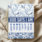 God Says I Am | Personalized Leather Cover Notebook