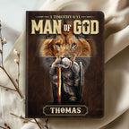 Man Of God | Personalized Leather Cover Notebook
