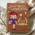 Lord Established The Steps | Personalized Leather Cover Notebook