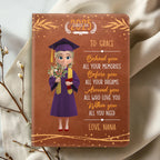 Behind You All Your Memories | Personalized Leather Cover Notebook