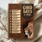 Man Of God | Personalized Leather Cover Notebook