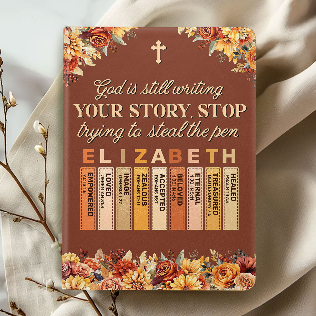 God Is Still Writing Your Story | Personalized Leather Cover Notebook